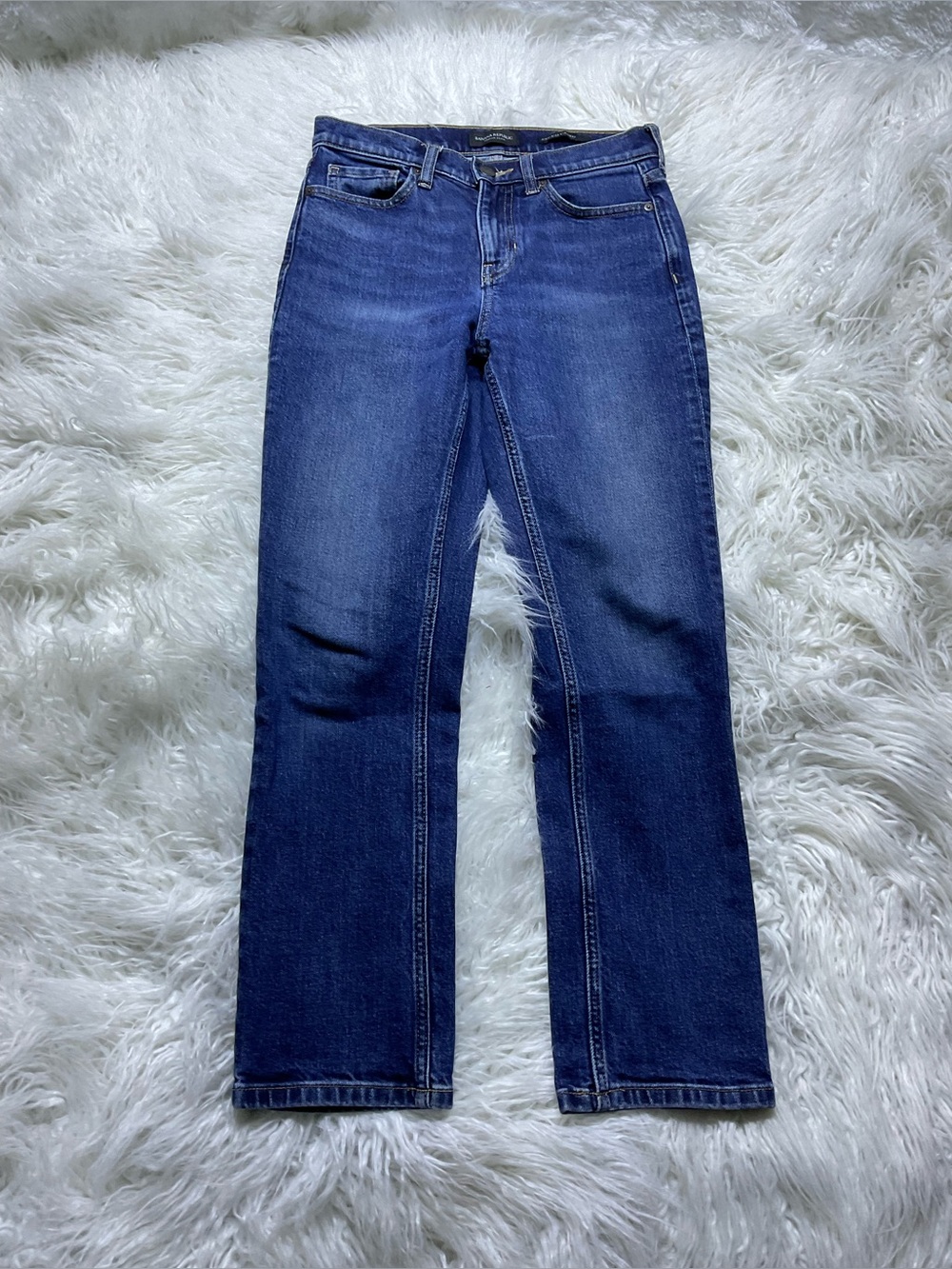Banana Republic High Rise Straight Jeans